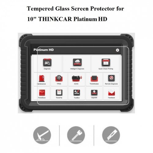 Tempered Glass Screen Protector for THINKCAR PLATINUM HD TRUCK